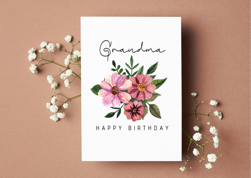 personalised birthday card for grandma