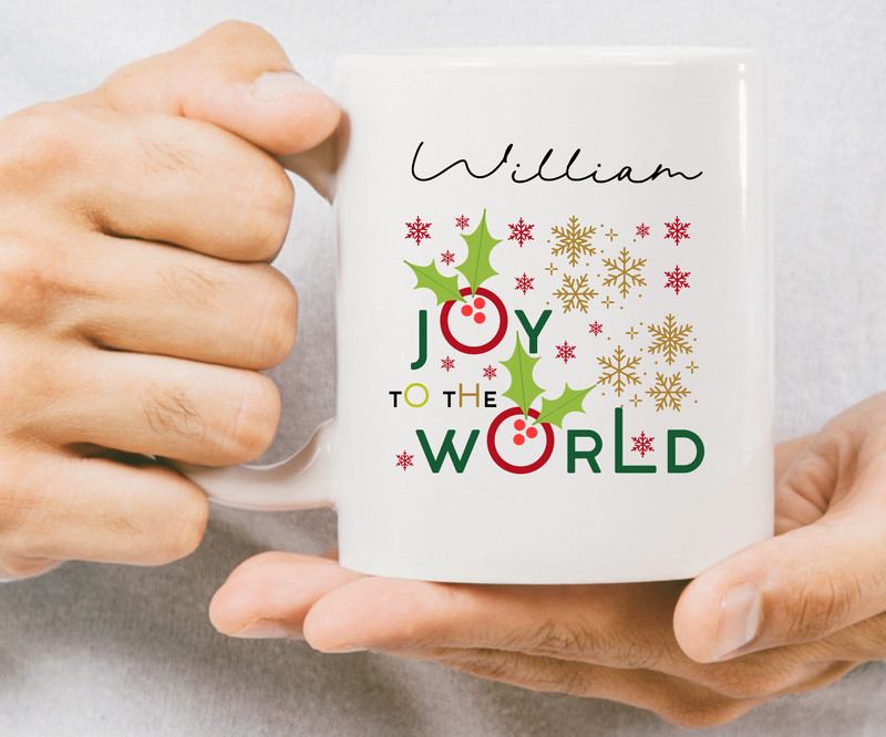 Personalised mug with &