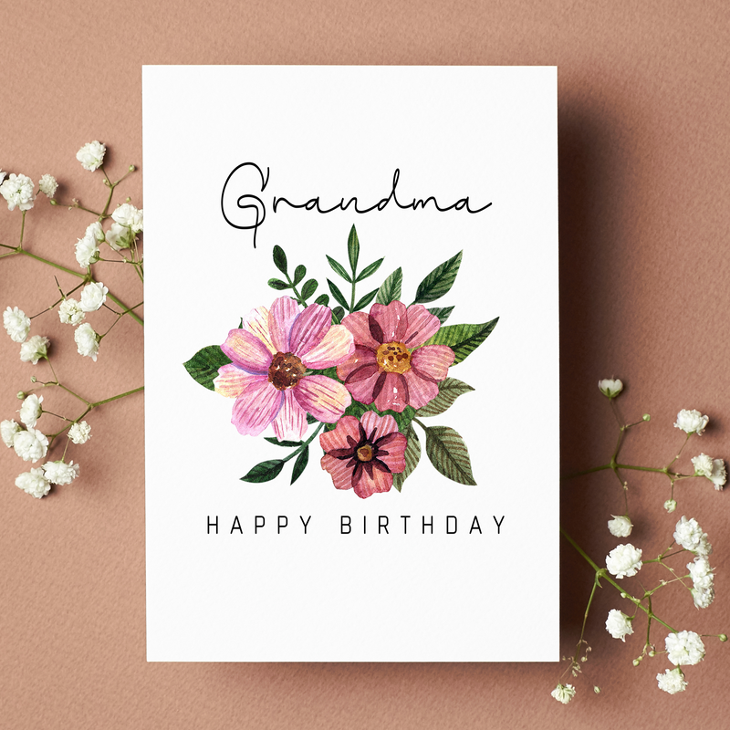 personalised birthday card for grandma
