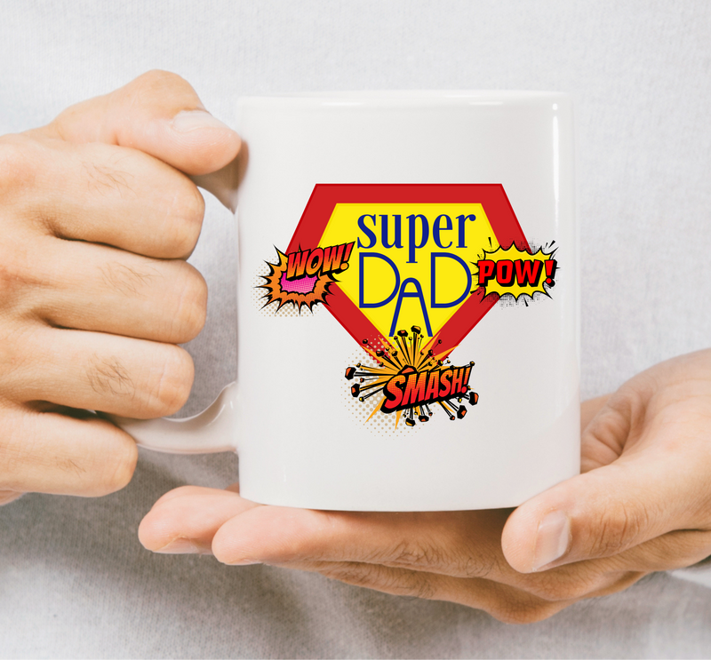 superhero mug for dad