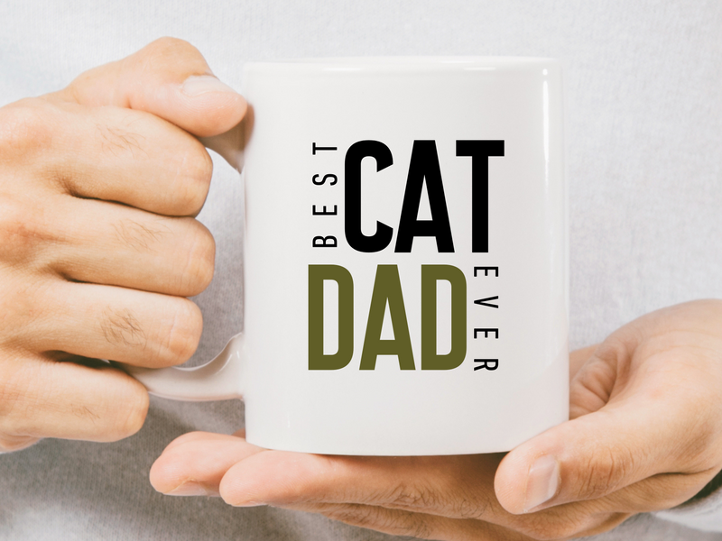 cat dad mug