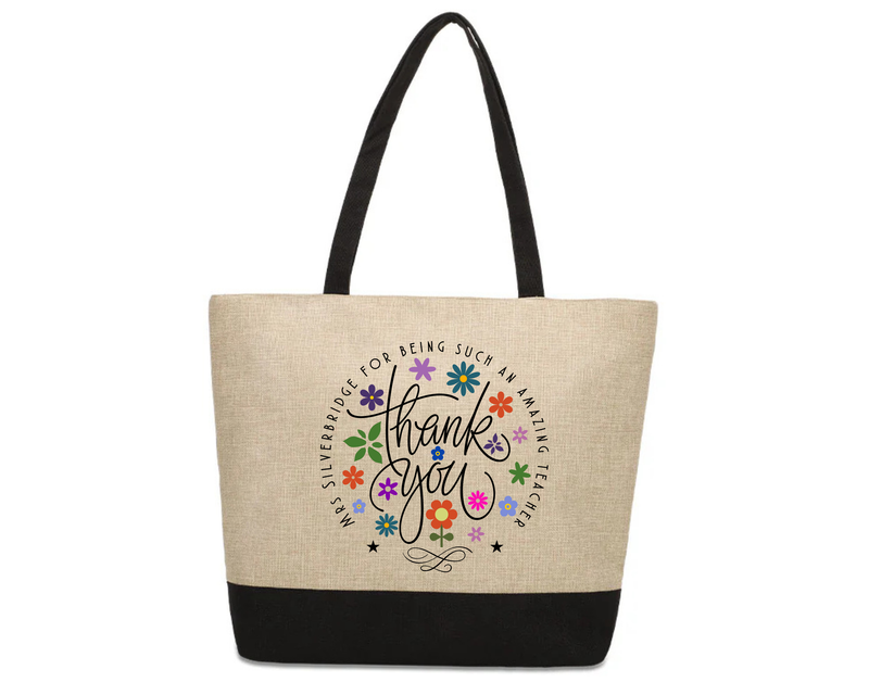 jute bag for teacher