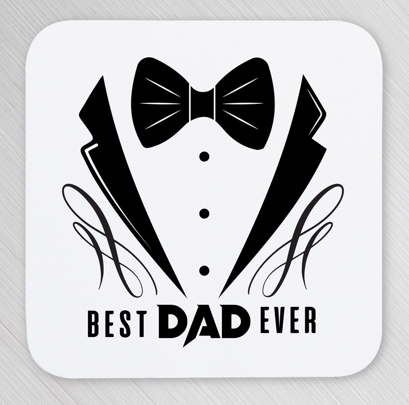 best dad ever coaster