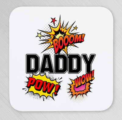 superhero daddy coaster