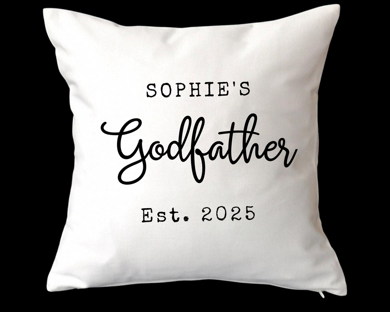 linen custom cushion for godfather 