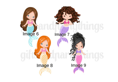 Personalised Mermaid Drawstring Bag