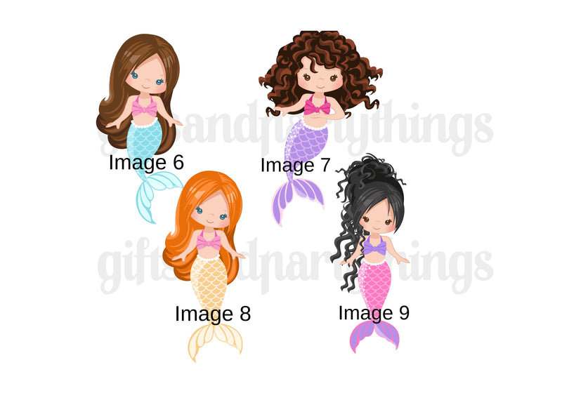 Personalised Mermaid Drawstring Bag