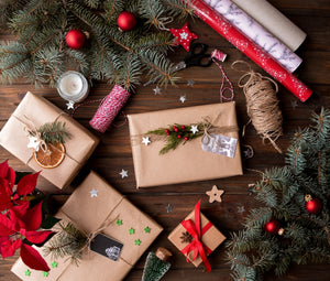 Christmas gifts and decorations