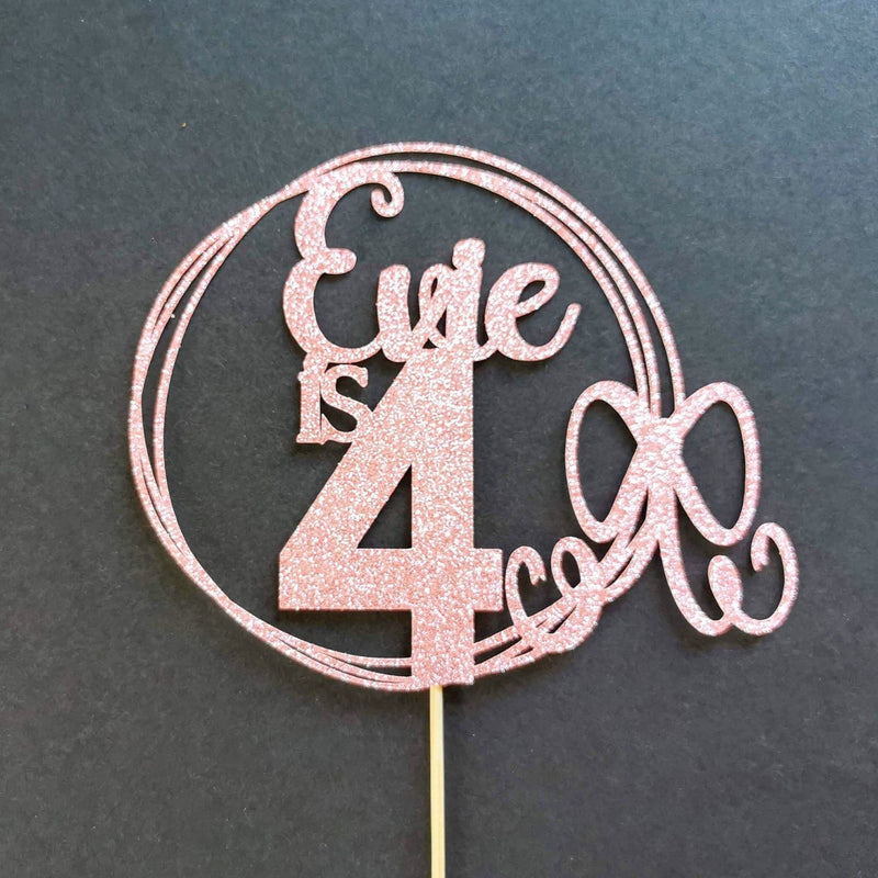 wreath cake topper
