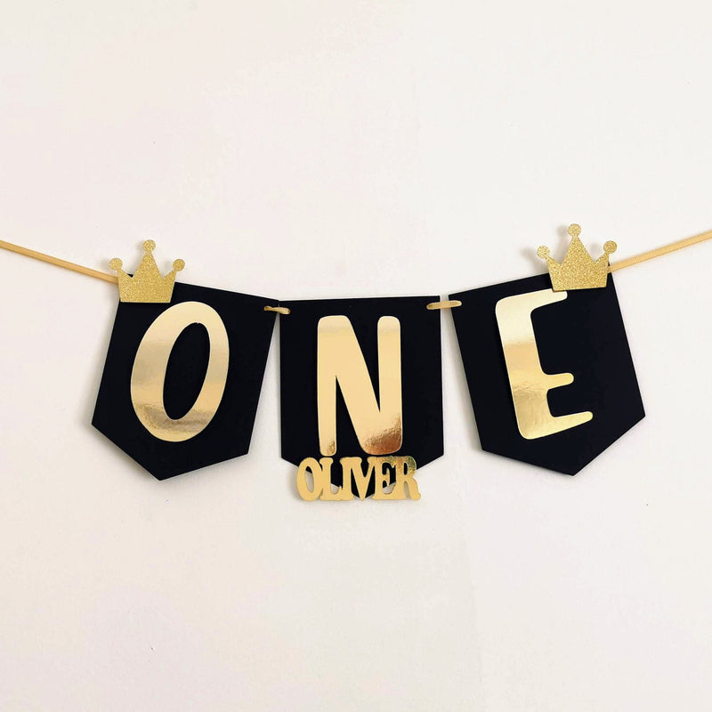 1st birthday highchair banner 