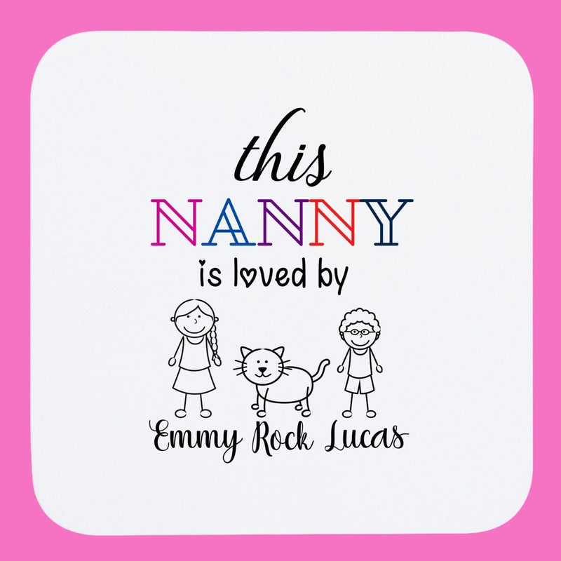 personalised coaster for nanny