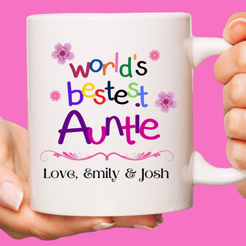 Personalised auntie mug