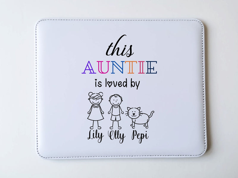 Personalised auntie mousepad