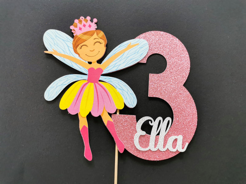 Personalised Fairy Princess Cake topper
