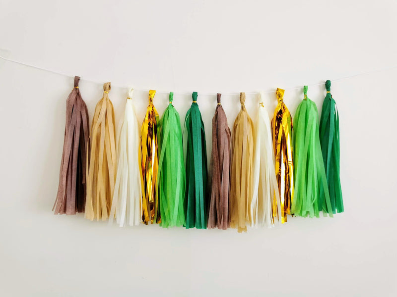 Wild one themed paper tassels