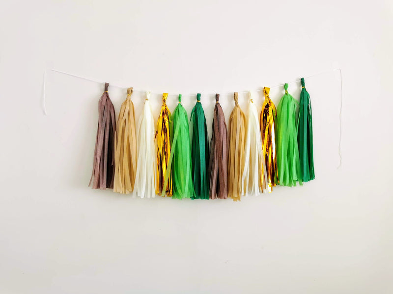 Custom Wild One Themed Paper Tassels