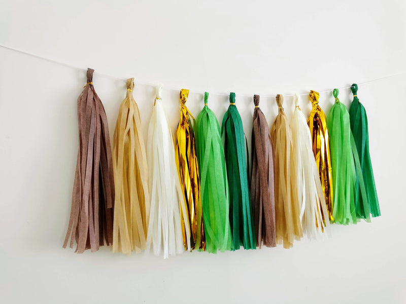 Custom Wild One Themed Paper Tassels