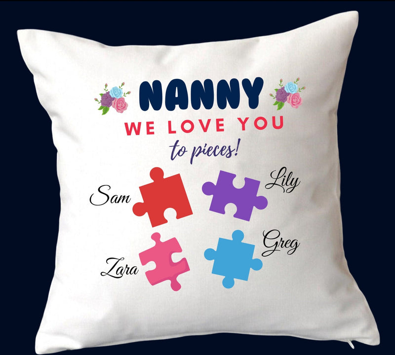 Personalised nanny cushion