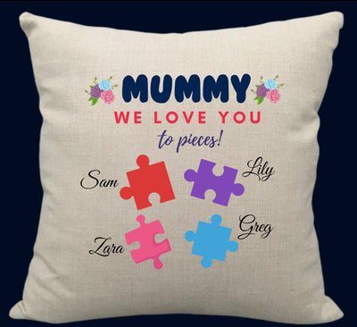 personalised mummy cushion 
