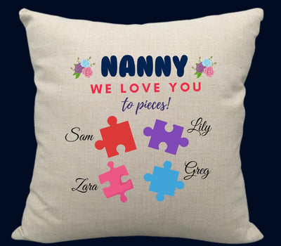Personalised nanny cushion