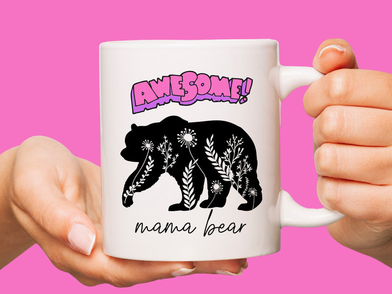 Personalised mama bear mug