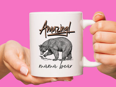 Personalised mama bear mug